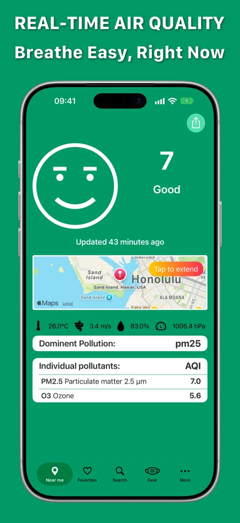 Live AQI near you